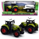 TRAKTOR S HLADKOVÝM PRÍvesom SVETLO ZELENÁ