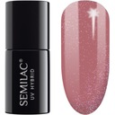 SEMILAC HYBRID POLISH 321 SHIMMER DUST CARAMEL