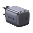 NÁSTENNÁ NABÍJAČKA UGREEN 2X USB-C GAN PD3.0 QC4.0