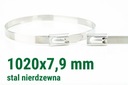 Sťahovací pás z nehrdzavejúcej ocele 1020 x 7,9 mm 10ks