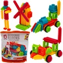 CREATIVE Stavebnice pre deti Ježkovia Hrebene WAFFLES Mix 90 ks
