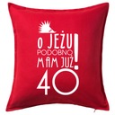 NÁPAD K 40. NARODENINÁM 40 ROKOV darček do vankúša