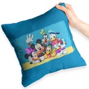 MODRÝ VANKÚŠ PRE FAJNÚRA MICKEY MOUSE DARČEK MÓDNE VZORY