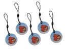 Keychain ID Unikátny 125kHz TAG programovateľný T5577 pre hračky INTERPHONE LOCK x5