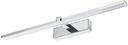 Led kúpeľňové nástenné svietidlo 12W nad zrkadlo, chróm, 60 cm