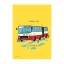 Plagát A4 Gdansk Ikarus 280 bus