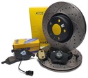 KOTÚČOVÉ PODLOŽKY PREDNÉ AUDI A4 B8 A5 VŔTANÉ 320mm