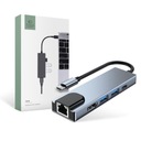 NÁBOJOVÝ ADAPTÉR RJ-45 USB-C TYP-C PRE LAPTOP / MACBOOK AIR PRO M1 M2 M3