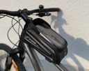 Taška na bicykel na telefón, čierny rám