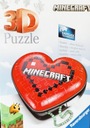 3D puzzle 54 dielikov Minecraft Ravensburger Heart