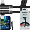 SWISSTEN Uhlový kábel pre iPhone USB-C Lightning 3A