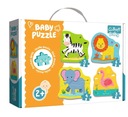 Puzzle Baby Animals na Safari 4v1 Trefl 2+