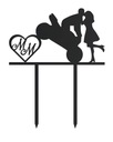 Topper Initials Wedding Wedding TŚC-42