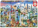 Educa Puzzle 1500 symbolov Severnej Ameriky