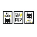 Sada 3 plagátov A3 Batman Superhrdina č.4