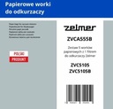 Zelmer ZVCA555B papierové vrecko do vysávača, 5 ks