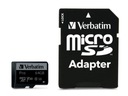 Pamäťová karta Verbatim 64GB Class 10 UHS-1 Micro SDXC + SD adaptér