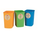 Sada segregačných košov 3x10L ECO FRIENDLY 3230
