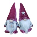 Trpasličí elfský pár pani Mr. Claus špinavo ružová
