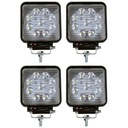 HALOGÉNOVÁ PRACOVNÁ LAMPA 27 LED 108W SADA 4 ks