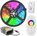 Set RGB LED pás 5m SMD IP65 + napájanie diaľkového ovládača