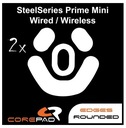 2 x káblové / mini bezdrôtové klzáky Corepad SteelSeries Prime Mini