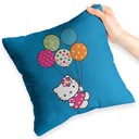 MODRÝ VANKÚŠ ZA DARČEK HELLO KITTY FAN