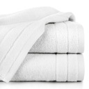 Osuška DAMLA 70x140 s eurozáclonami Velvet Border White Froté Bavlna