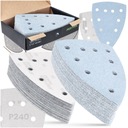 100x BRÚSNY PAPIER DELTA/9 P240 Brúsky na železo DTS DTSC DS 400 Festool