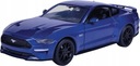 Ford MUSTANG GT 5.0 2018 model 1:24 Motormax 79352 modrý