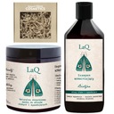 Sada kozmetiky pre slabé, lámavé a vypadávajúce vlasy LAQ SHAMPOO MASK