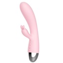 Leten Pink Silicone Bunny Vibrator
