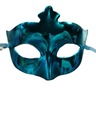 Modrá karnevalová maska