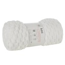Deka FLANO s 3D efektom, biela, 170x210, mäkká deka
