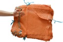RAŠELOVÉ VRECKÁ 15kg 42x60cm NA ZEMIAKY A CIBUĽU DREVO / POMARANČ - SO SLUČKOU