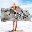 Plážová osuška Zebrai pre veľké m