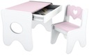 Stôl a stolička so zásuvkou Rôzne farby