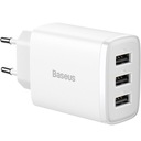 Baseus 3x USB-A rýchla nabíjačka, 17 W
