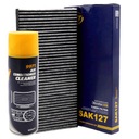 Uhlíkový kabínový filter SCT SAK127+ pre klimatizáciu. 520 ml