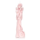 Sviečka ANJEL 24 cm, RUŽOVÁ
