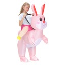 nafukovacie kostýmy Nový zajačik pre 121-140cm