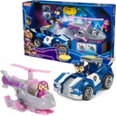 PAW PATROL MIGHTY MOVIE SKYE CHASE SET VOZIDLÁ 2V1 SKVELÉ FILMOVÉ POSTAVY