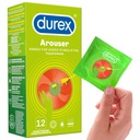 Durex Arouser kondómy stimulujúce prúžky, nasadené, 12 ks.