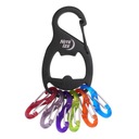 Nite Ize - Kľúčenka s otváračom KeyRack+ S-Biner - Čierna