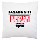 Neobťažujte svojho zaťa biely vankúš