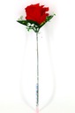 Svietiaca LED ruža 3 režimy na Valentína ČERVENÁ