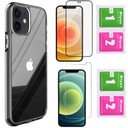 Puzdro na iPhone 12 mini TRANSPARENT + 2x sklo