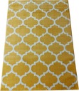 Marocký žltý koberec - super kvalitný vlys 120/160