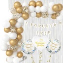 Communion Set Balóny COMMUNION Garland + MENO