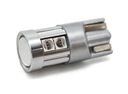 W5W LED T10 žiarovka 12-24V CANBUS 500lm Červená